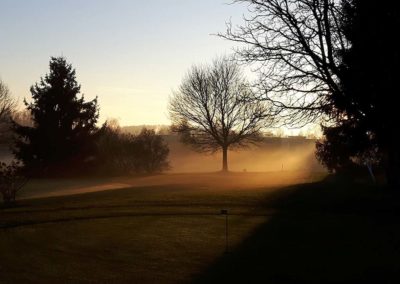 Golfplatz Ravensburg im Nebel